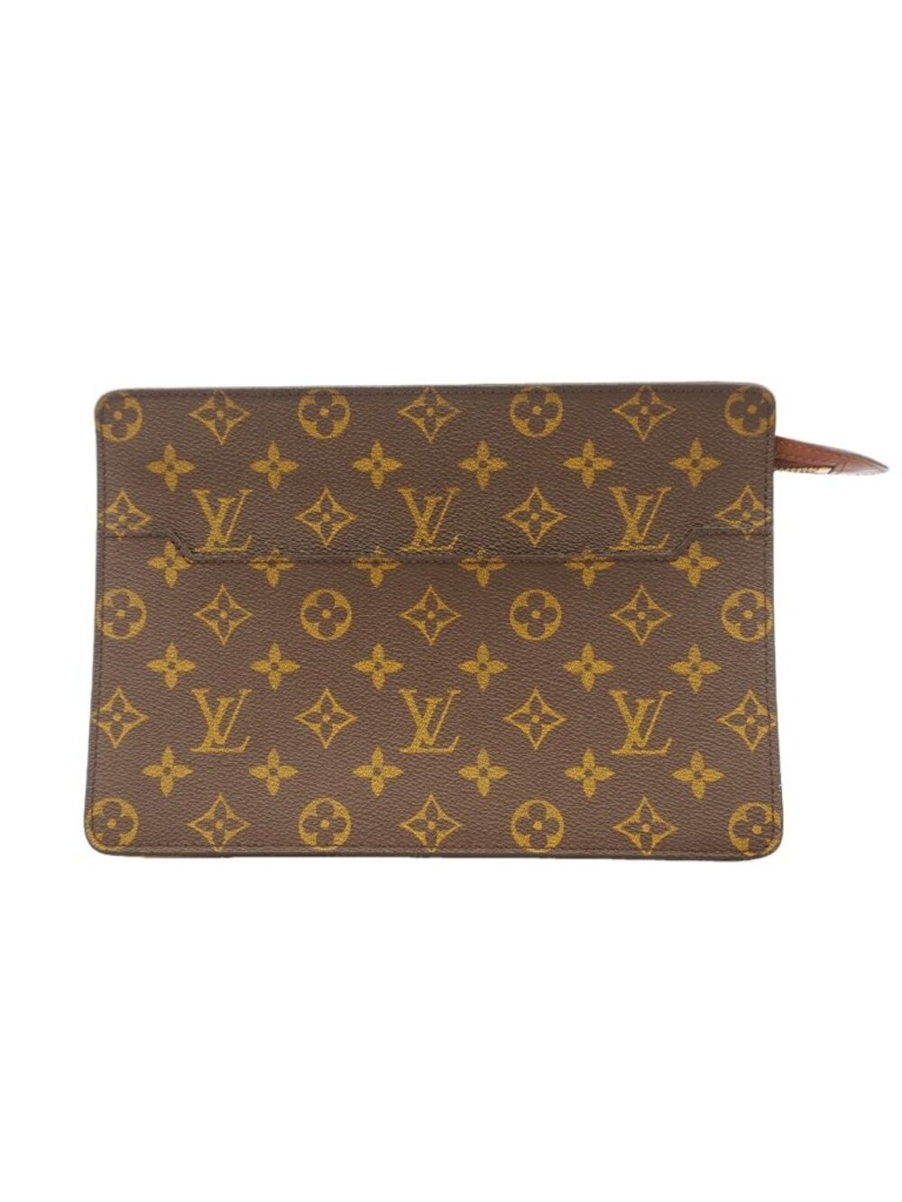 Louis Vuitton Clutch Monogram Pochette Homme Brown